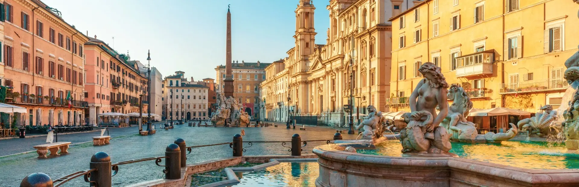 Route view Ancient Stadium, Baroque Fountains: A Piazza Navona Audio Tour